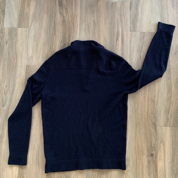 Theory 100% Cashmere M Zip Sweater - Picture 7 of 8